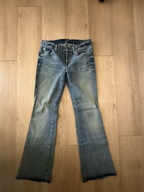 7 For All Mankind Light Blue Flared Jeans